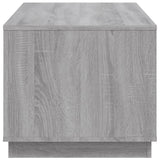 Sonoma grauer Couchtisch 102x50x44 cm, Holzwerkstoff