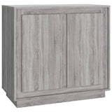 Buffet sonoma gris 80x34x75 cm bois d'ingénierie