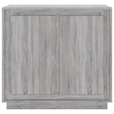 Buffet sonoma gris 80x34x75 cm bois d'ingénierie