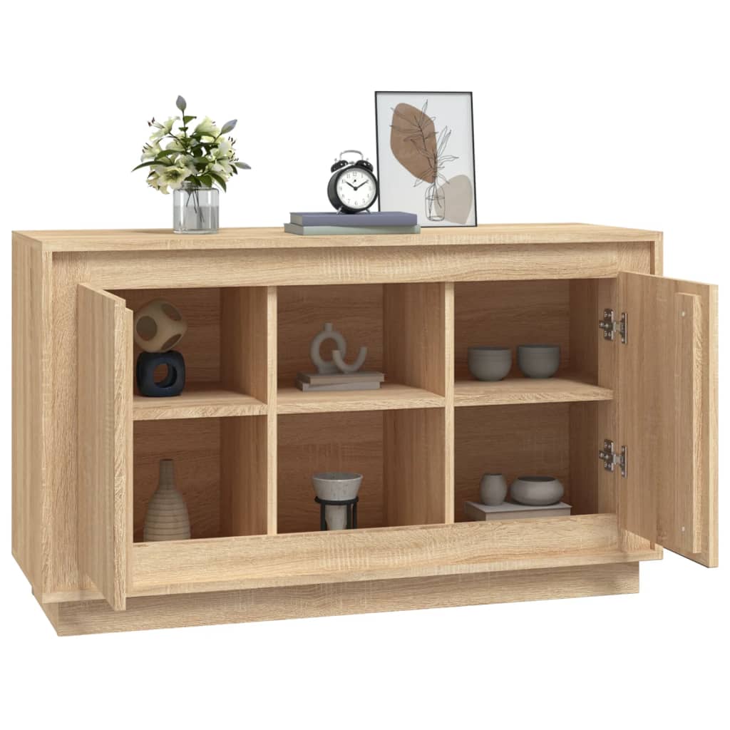 Sonoma oak sideboard 102x35x60 cm engineered wood