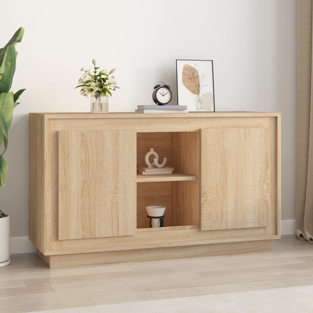 Sonoma oak sideboard 102x35x60 cm engineered wood