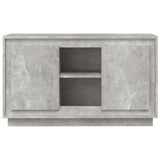 Concrete gray sideboard 102x35x60 cm engineered wood