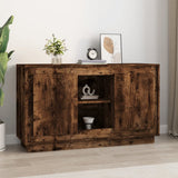 Smoked oak sideboard 102x35x60 cm engineered wood