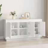 Buffet blanc 102x35x55 cm bois d'ingénierie