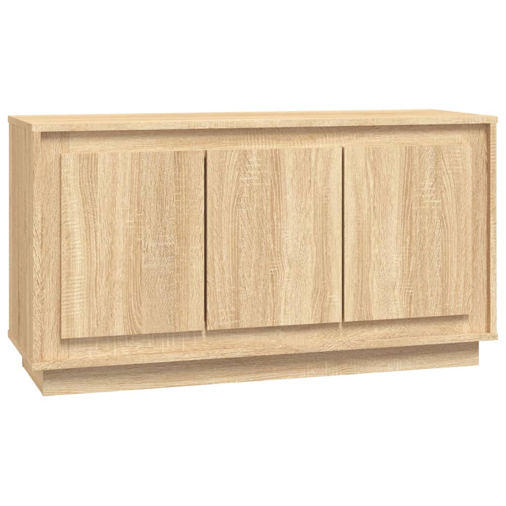 Buffet chêne sonoma 102x35x55 cm bois d'ingénierie