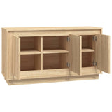 Buffet chêne sonoma 102x35x55 cm bois d'ingénierie