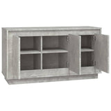 Buffet gris béton 102x35x55 cm bois d'ingénierie