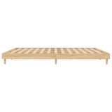 Cadre de lit sans matelas chêne sonoma 200x200 cm