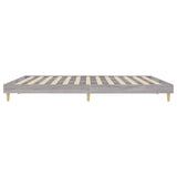 Cadre de lit sans matelas sonoma gris 200x200 cm