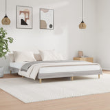 Bed frame without mattress sonoma gray 200x200 cm