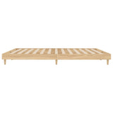 Bed frame without mattress sonoma oak 150x200 cm