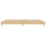 Bed frame without mattress sonoma oak 140x200 cm