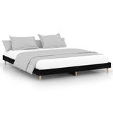 Bed frame without mattress black 120x200 cm