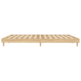 Bed frame without mattress sonoma oak 120x200 cm