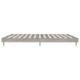 Bettgestell ohne Matratze Sonoma grau 120x200cm Holzwerkstoff