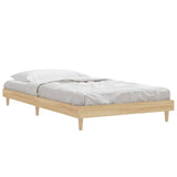 Cadre de lit sans matelas chêne sonoma 100x200 cm