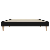 Cadre de lit sans matelas noir 90x190 cm bois ingénierie