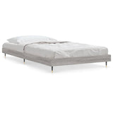 Cadre de lit sans matelas sonoma gris 100x200 cm