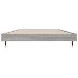 Bed frame without mattress sonoma gray 100x200 cm