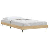 Cadre de lit sans matelas chêne sonoma 90x200 cm