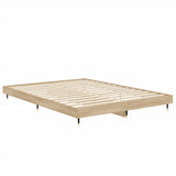 Bed frame without mattress sonoma oak 135x190 cm