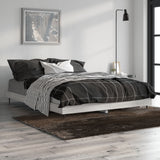 Bed frame without mattress sonoma gray 135x190 cm