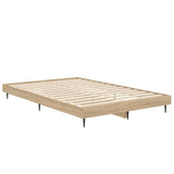 Bed frame without mattress sonoma oak 120x190 cm