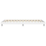 Cadre de lit sans matelas blanc 90x190 cm bois d'ingénierie