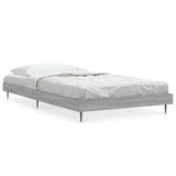 Bed frame without mattress sonoma gray 90x190 cm