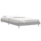 Bed frame without mattress sonoma gray 90x190 cm