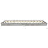 Cadre de lit sans matelas sonoma gris 90x190 cm