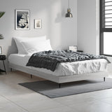 Bed frame without mattress sonoma gray 90x190 cm