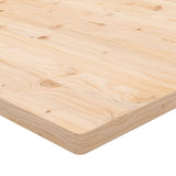 Table top 80x80x2.5 cm solid pine wood