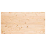 Table top 100x50x2.5 cm solid pine wood rectangular