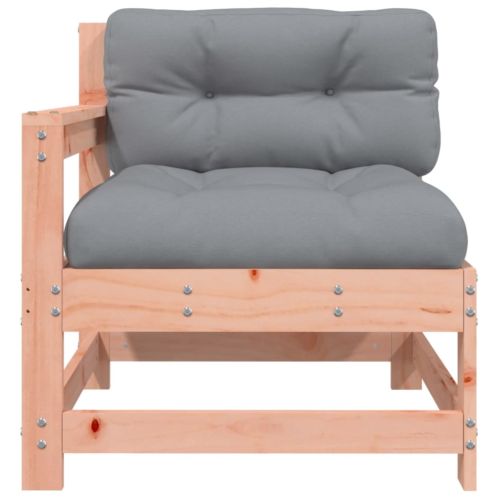 Chaise de jardin avec coussins bois massif douglas