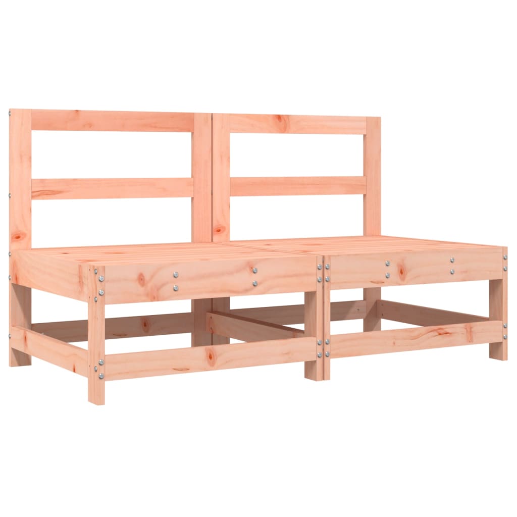 Canapés centraux avec coussins 2 pcs bois massif douglas