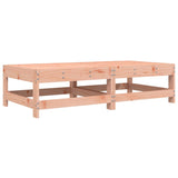 Repose-pieds de jardin et coussins lot de 2 bois massif douglas