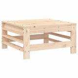 Repose-pieds de jardin avec coussins lot de 2 bois pin massif