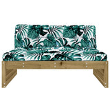 Central sofa 120x80 cm impregnated pine wood