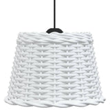 White ceiling lampshade Ø30x20 cm wicker