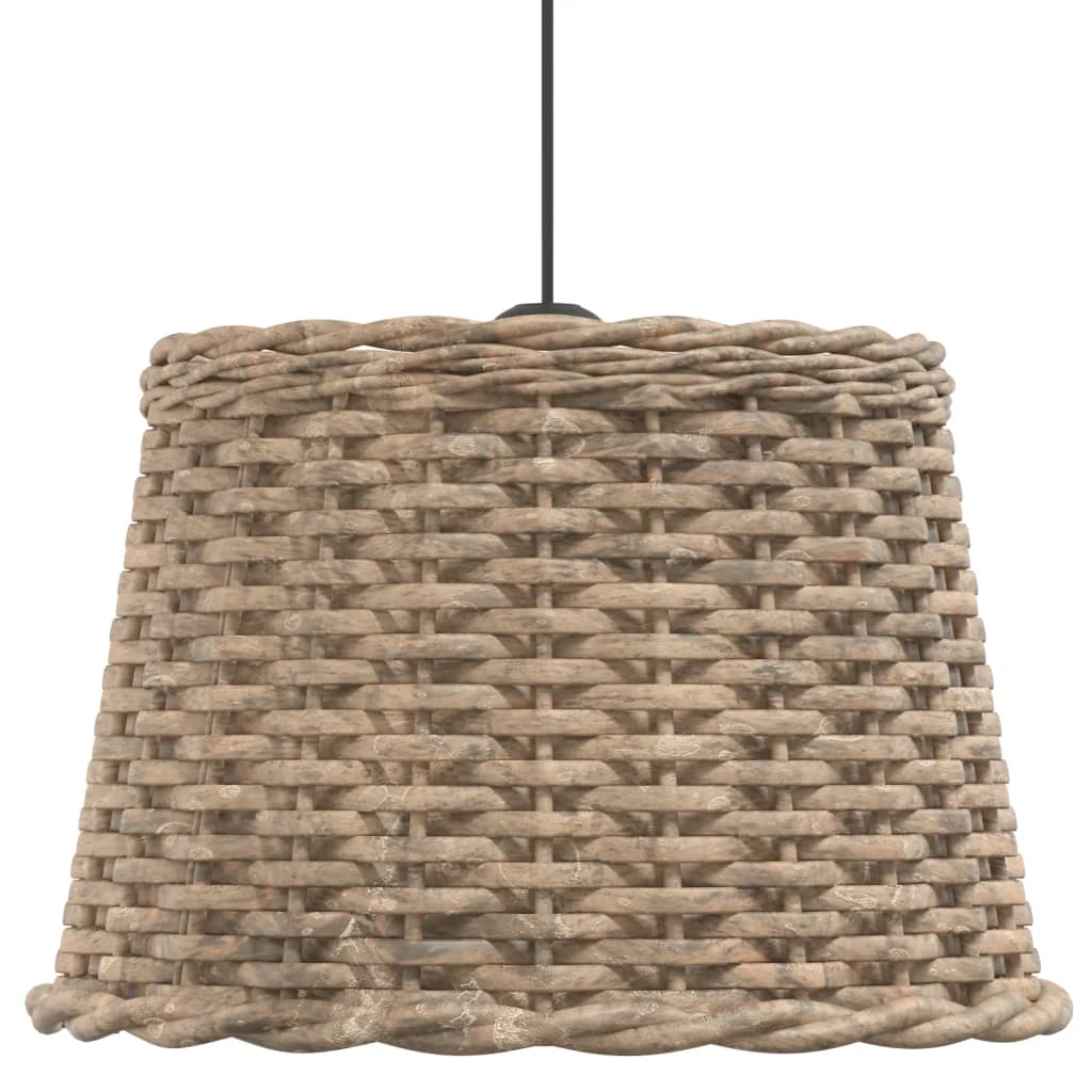 Brown ceiling lampshade Ø40x26 cm wicker