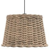 Brown ceiling lampshade Ø40x26 cm wicker