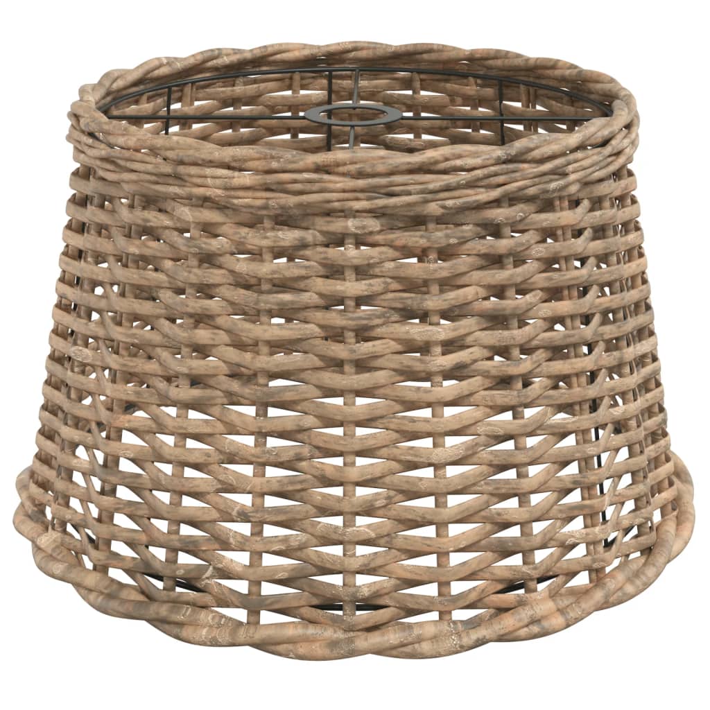 Brown ceiling lampshade Ø45x28 cm wicker