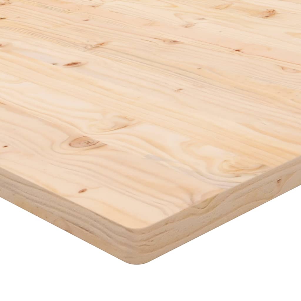 Table top 40x40x2.5 cm solid pine wood