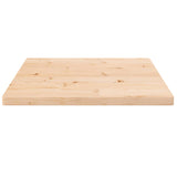 Table top 60x60x2.5 cm solid pine wood