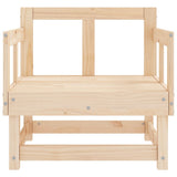 Chaises de jardin lot de 2 bois massif de pin