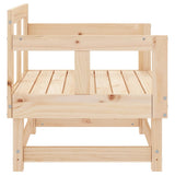 Chaises de jardin lot de 2 bois massif de pin