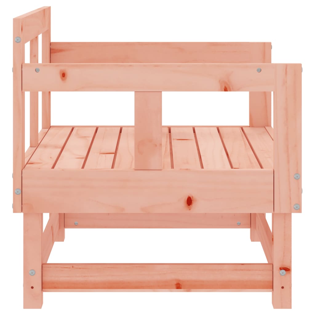 Chaises de jardin lot de 2 cm bois massif douglas