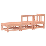 Salon de jardin 3 pcs bois massif douglas