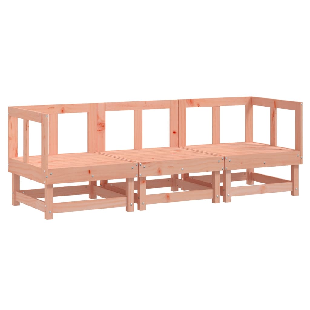 Salon de jardin 3 pcs bois massif douglas